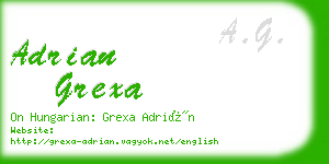 adrian grexa business card